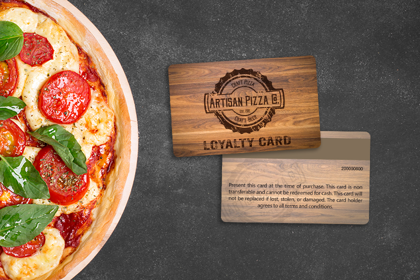 Artisan Pizza Company Loyalty Cards