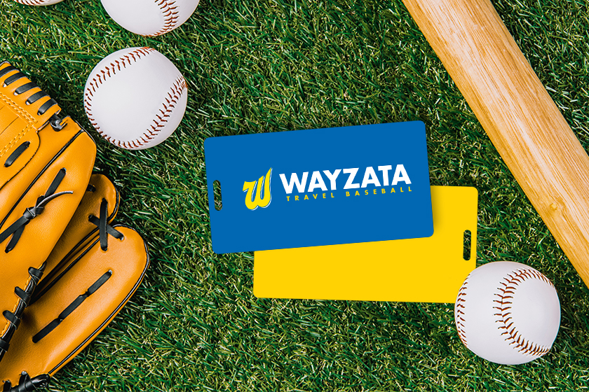 Wayzata Travel Baseball Bag Tags