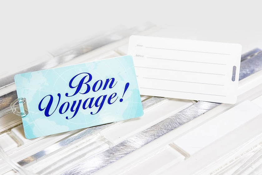 Bon Voyage Luggage Tags