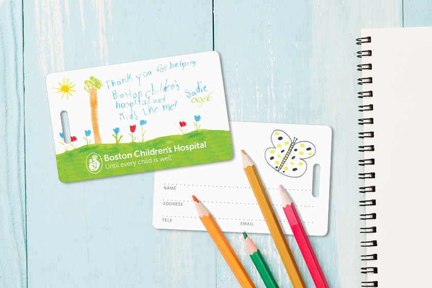 Boston Children's Hospital Luggage Tags