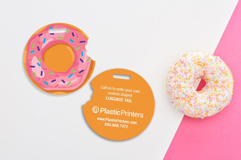 Sweet Life Donut Luggage Tags