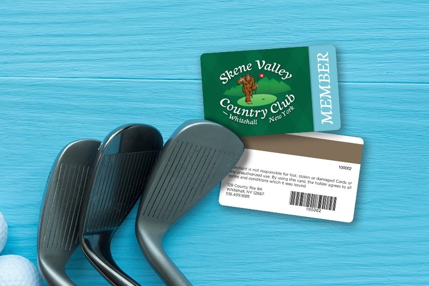 Skene Valley Country Club Membership Card