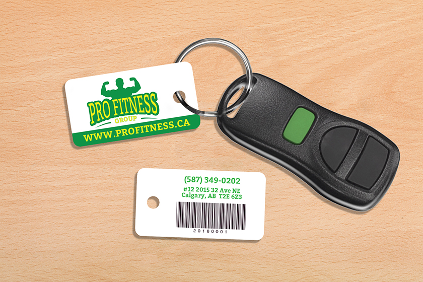 Pro Fitness Group Membership Key Tags