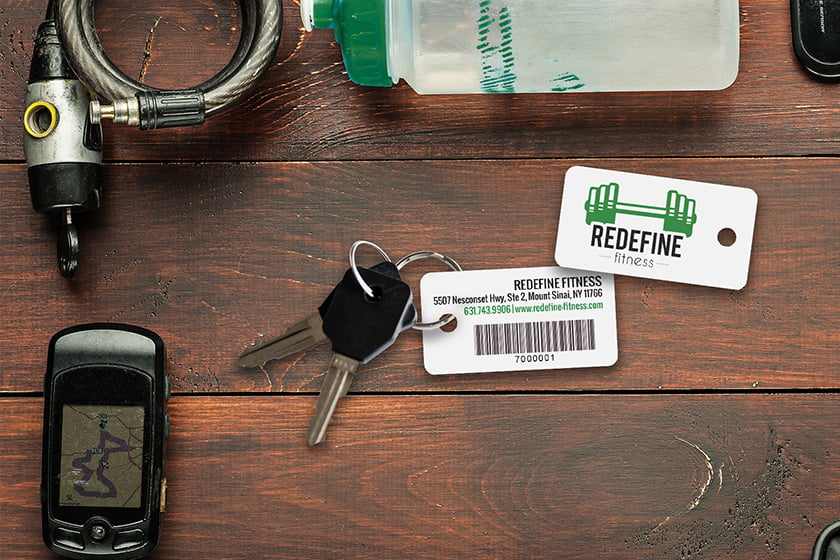 Redefine Fitness Membership Key Tags