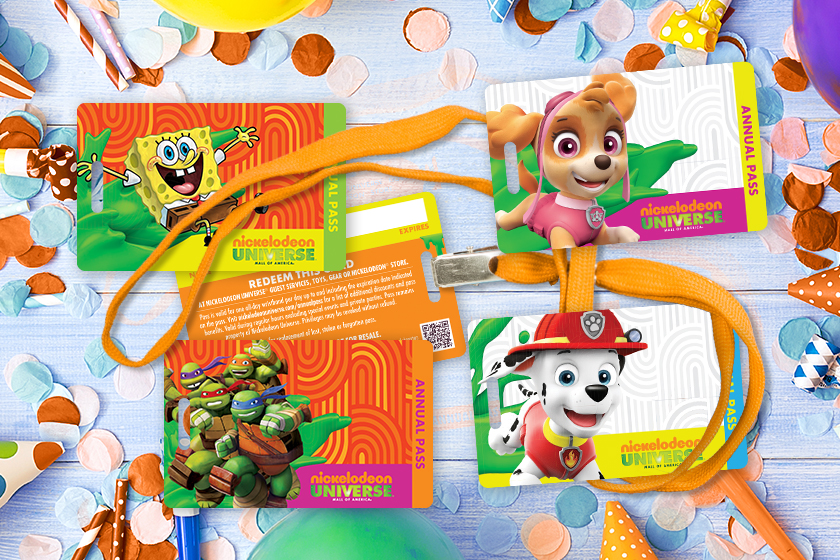 Nickelodeon Universe Annual Passes