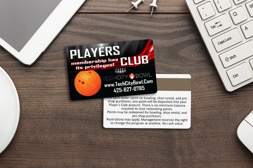 Tech City Bowl Players Club Membership Cards