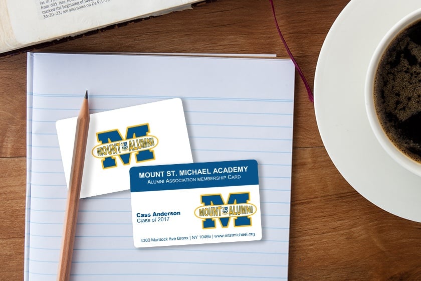 Mount St. Michael Academy Alumni Association Membership Card