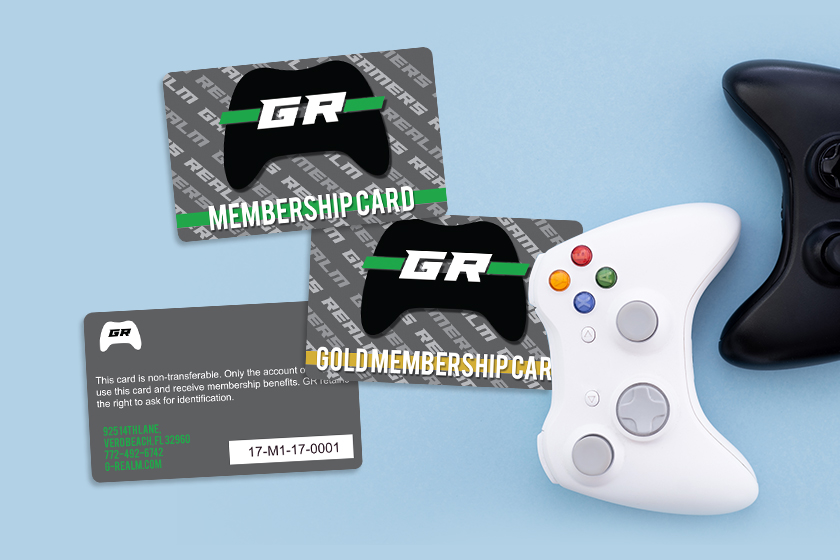 GR Arcade Membership Cards