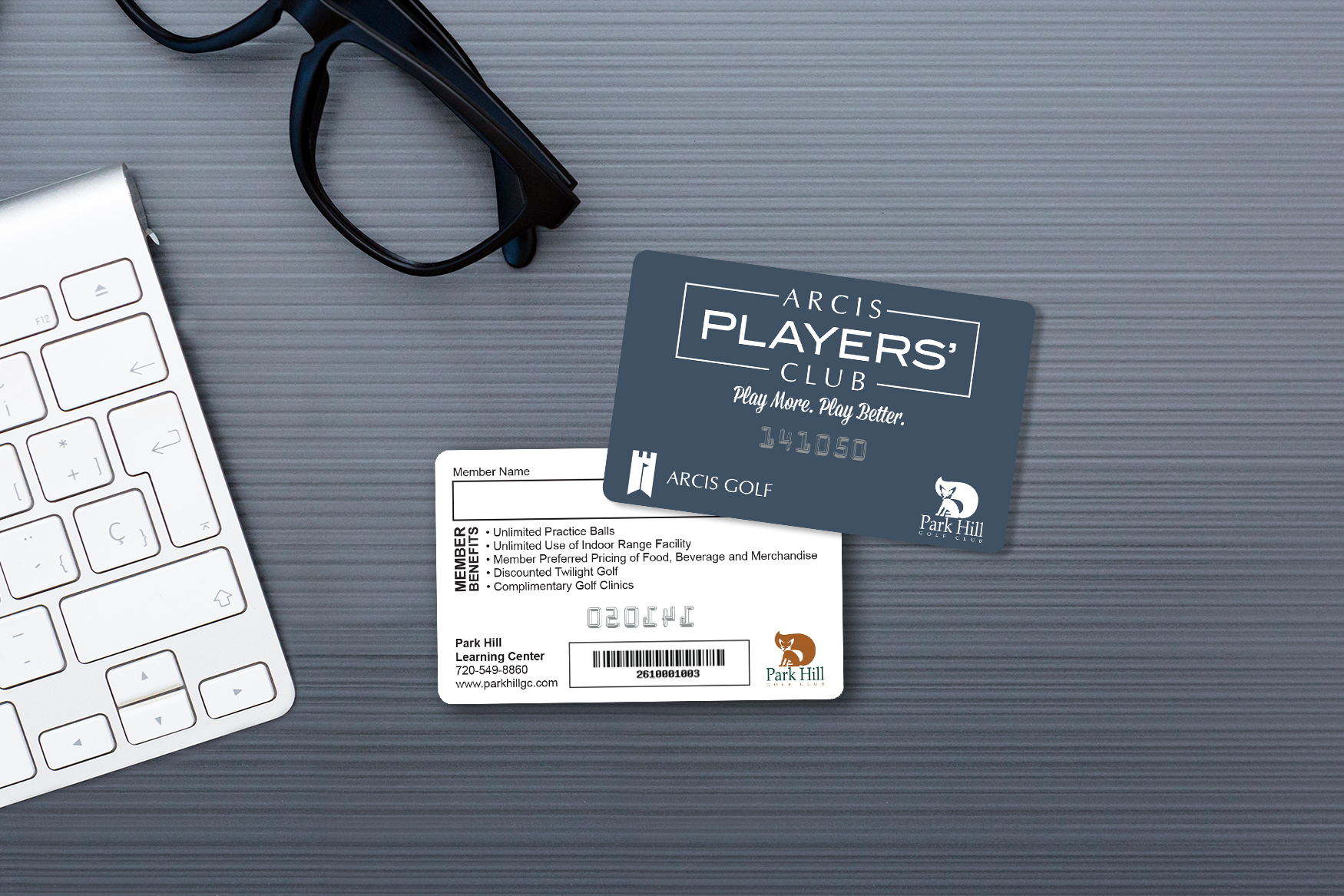 Arcis Golf Players' Club Membership Cards