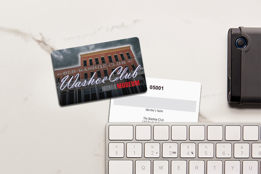 Washoe Club Haunted Museum Member Cards