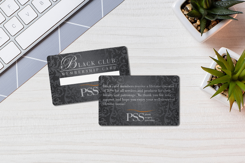 Plastic Surgery Specialists Membership Cards