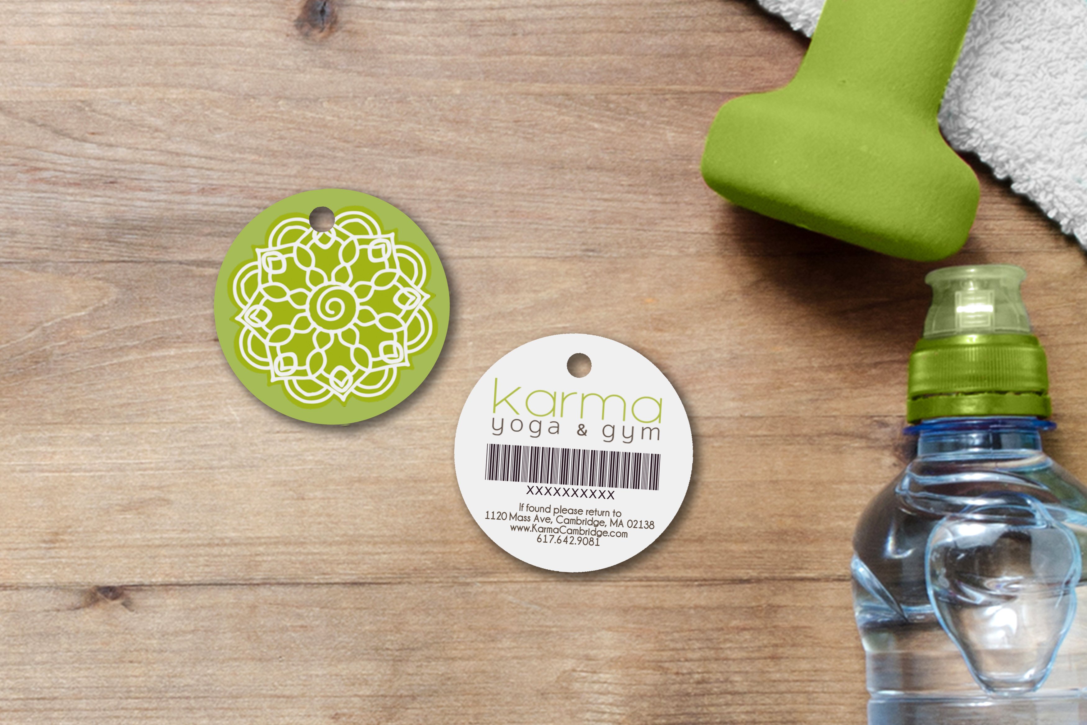 Karma Yoga & Gym Membership Key Tags