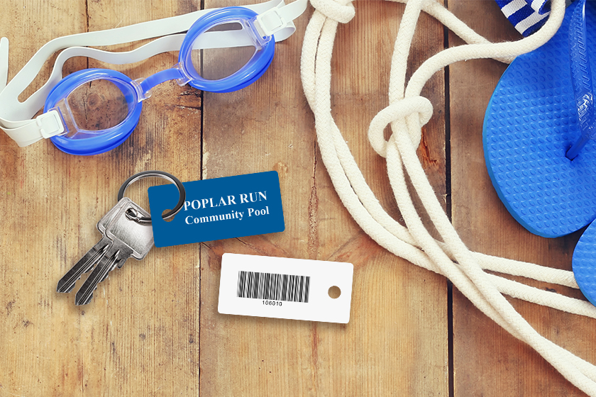 Poplar Run Community Pool Membership Key Tags