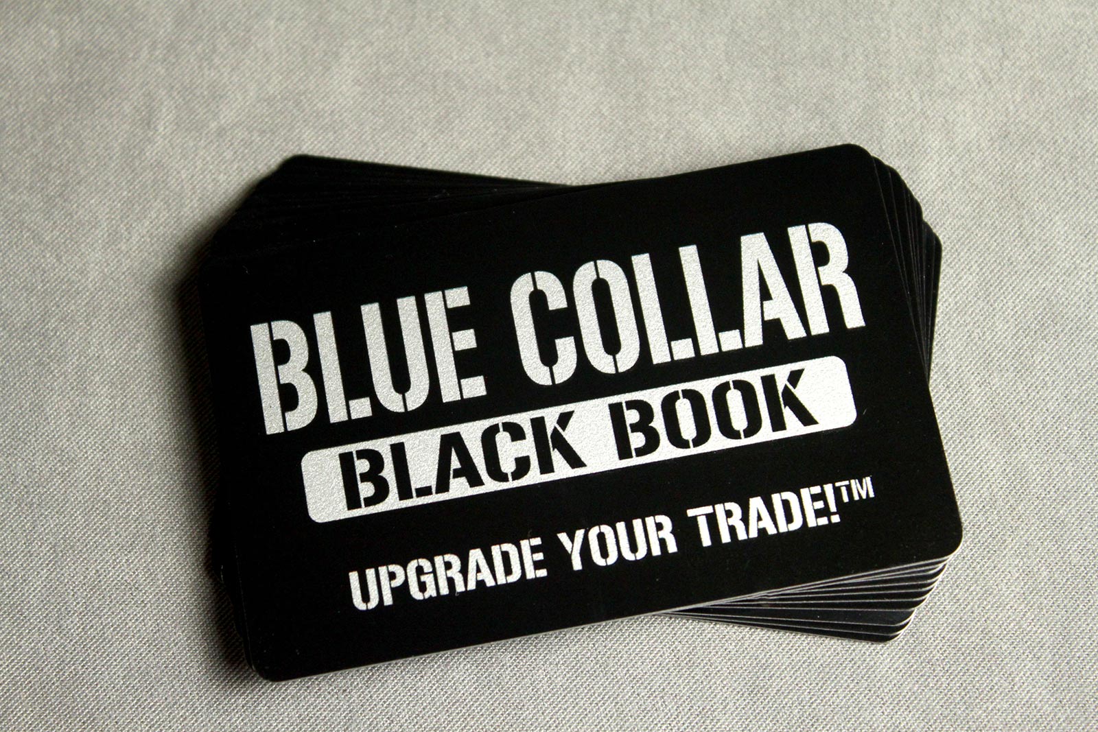 Blue Collar Black Book Membership Cards