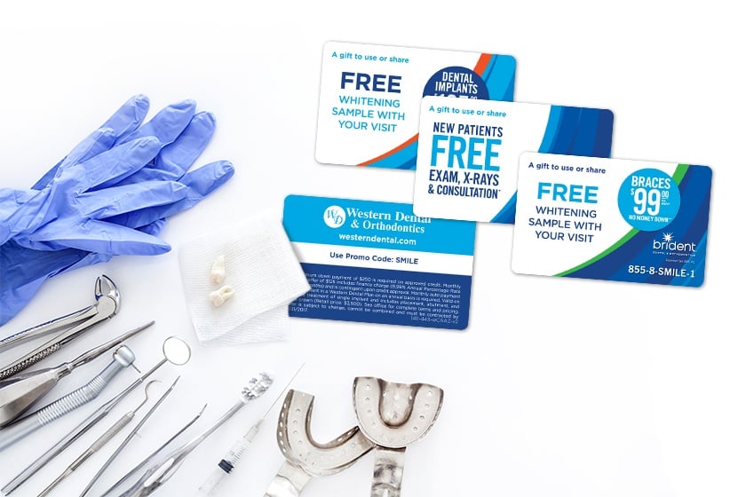 Western Dental & Orthodontics Promotional Cards