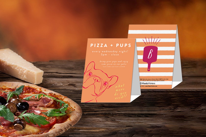 Bella Pizza Table Tents