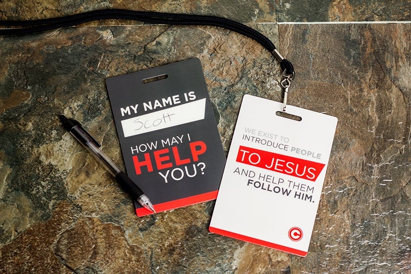 Writable Religious Name Badges