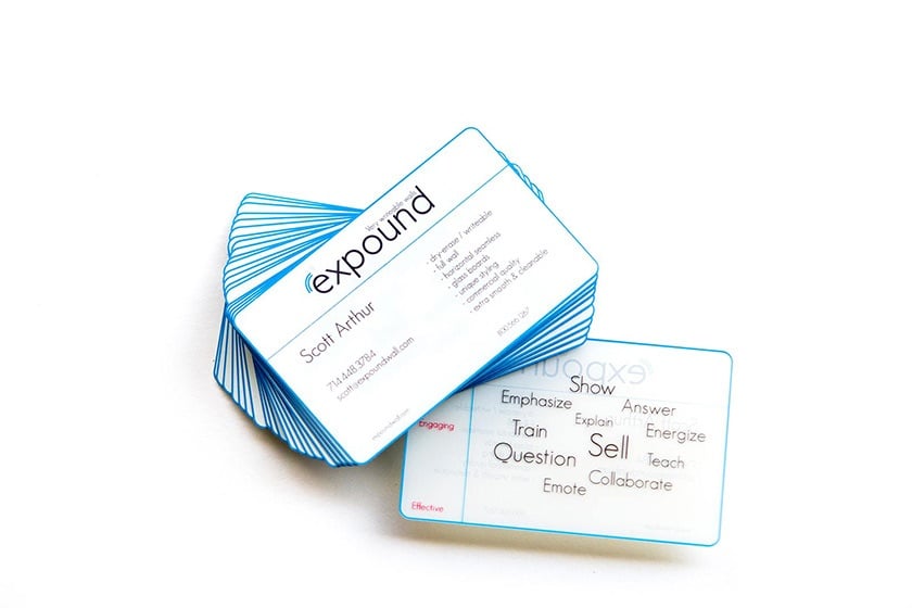 Colored Edges Business Cards