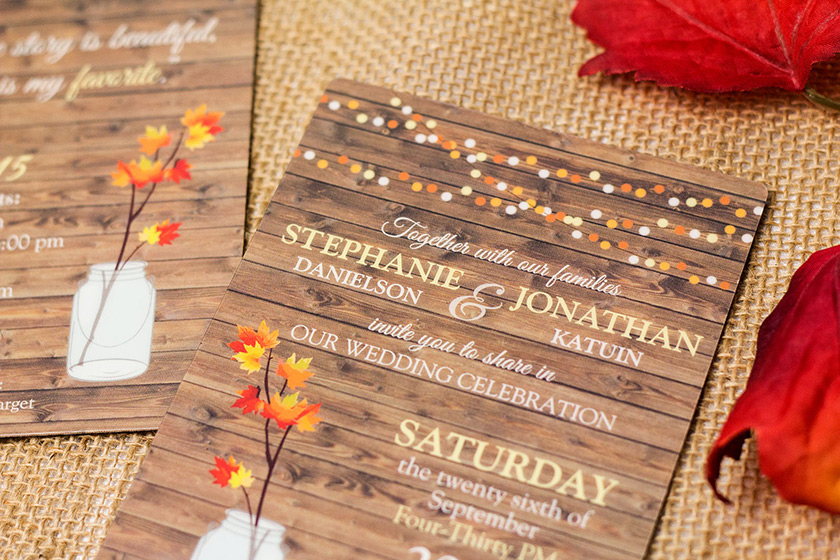 Rustic Wedding Invitations