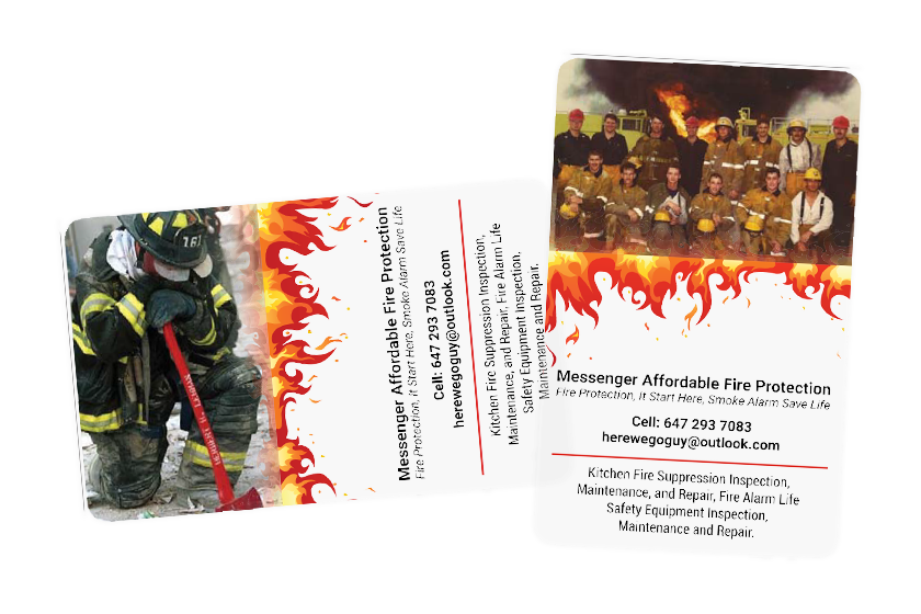 Transparent Clear Business Cards for Messenger Affordable Fire Protection