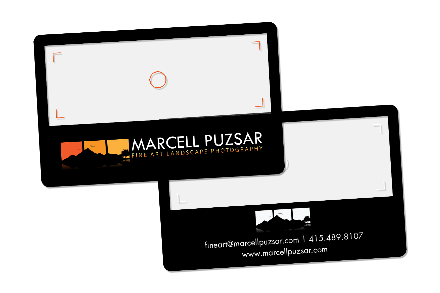 Marcell Puzsar Clear Viewfinder Photography Business Card