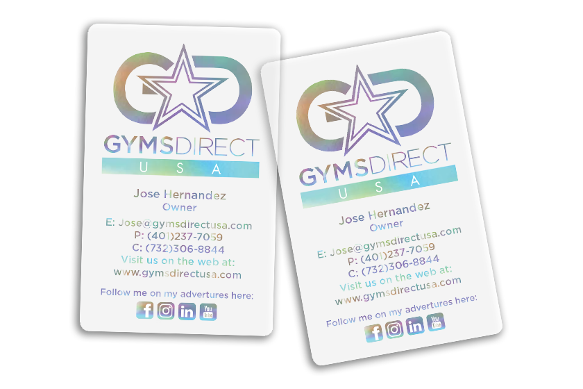 Clear Business Cards