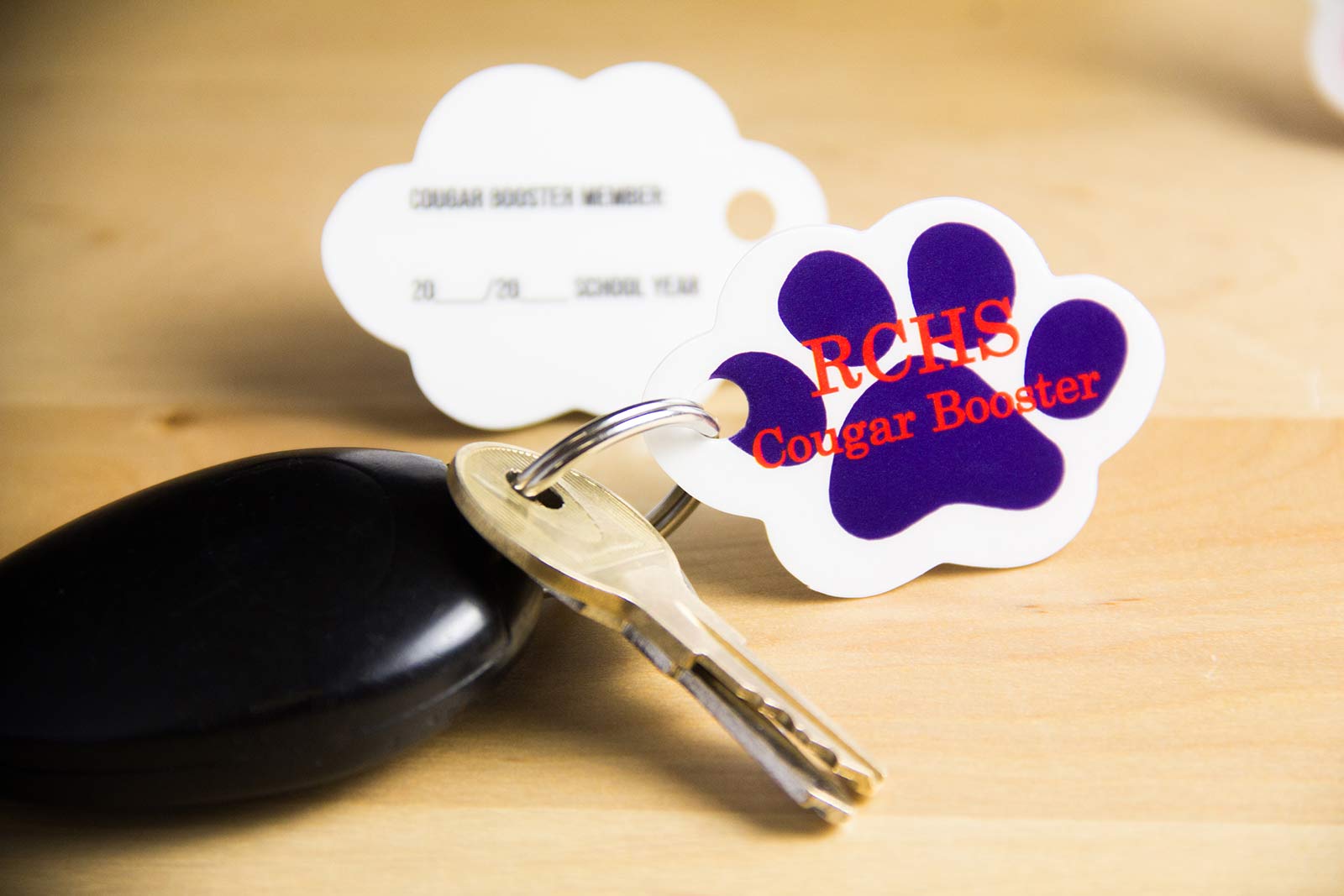 Paw Shaped Key Tags - Writable