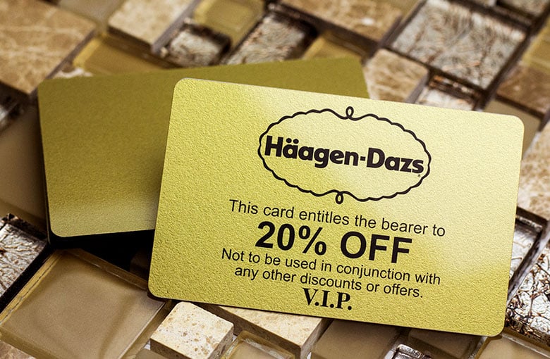 Haagen-Dazs VIP Cards