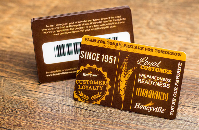 Barcode Customer Loyalty Card
