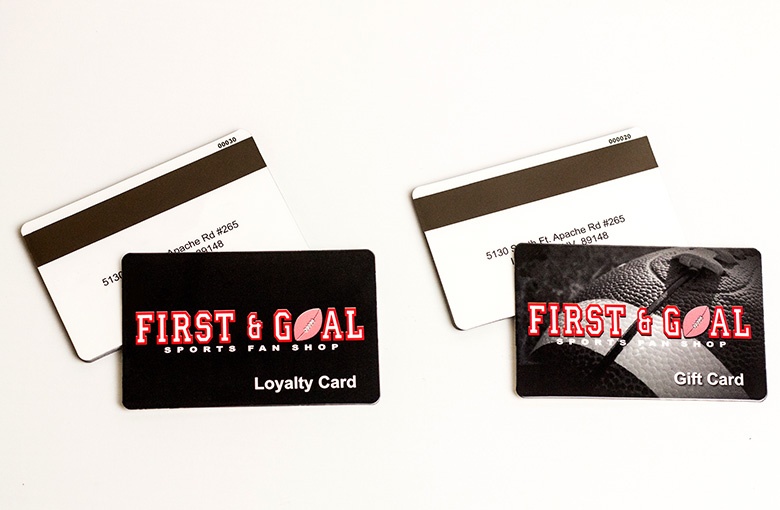 Sports Fan Loyalty Card & Gift Card Combo