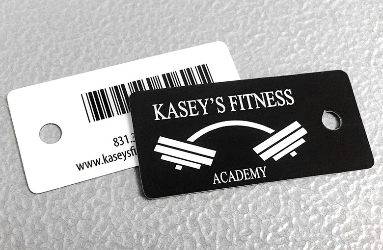 Barcode Fitness Center Key Tag